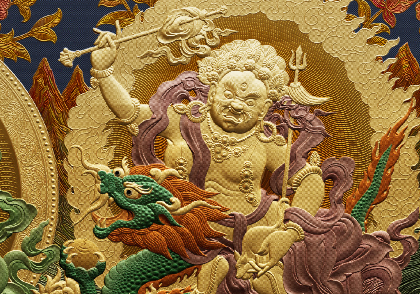 五体尊神 — detail 1