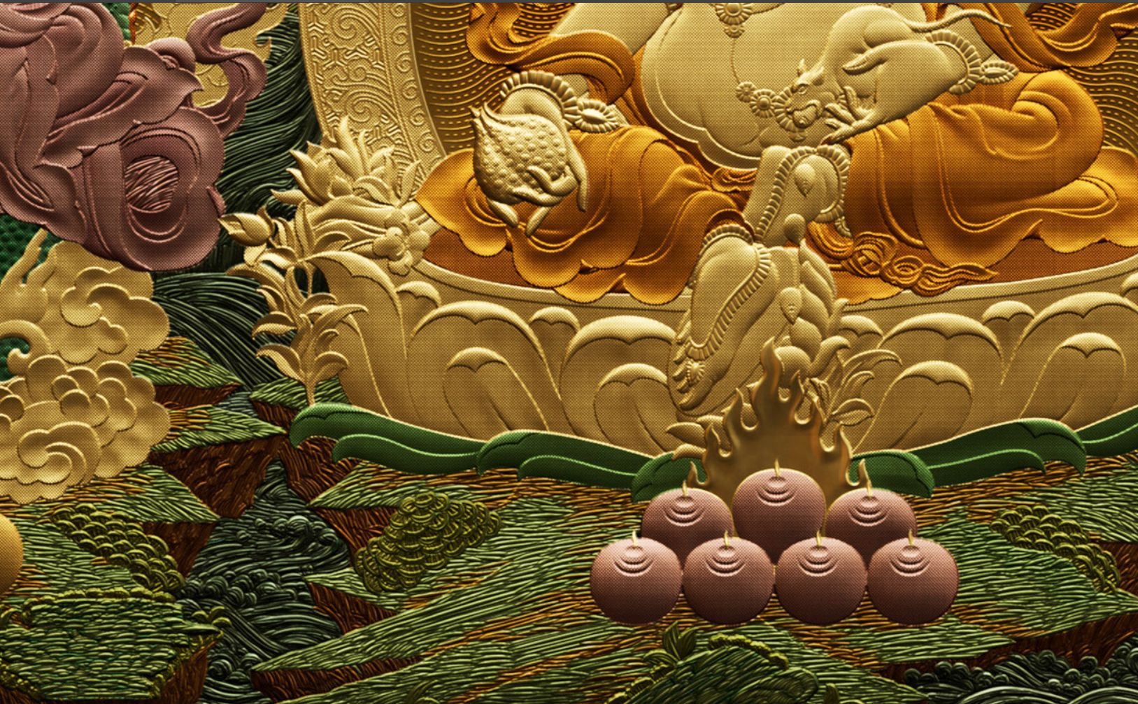 五体尊神 — detail 2
