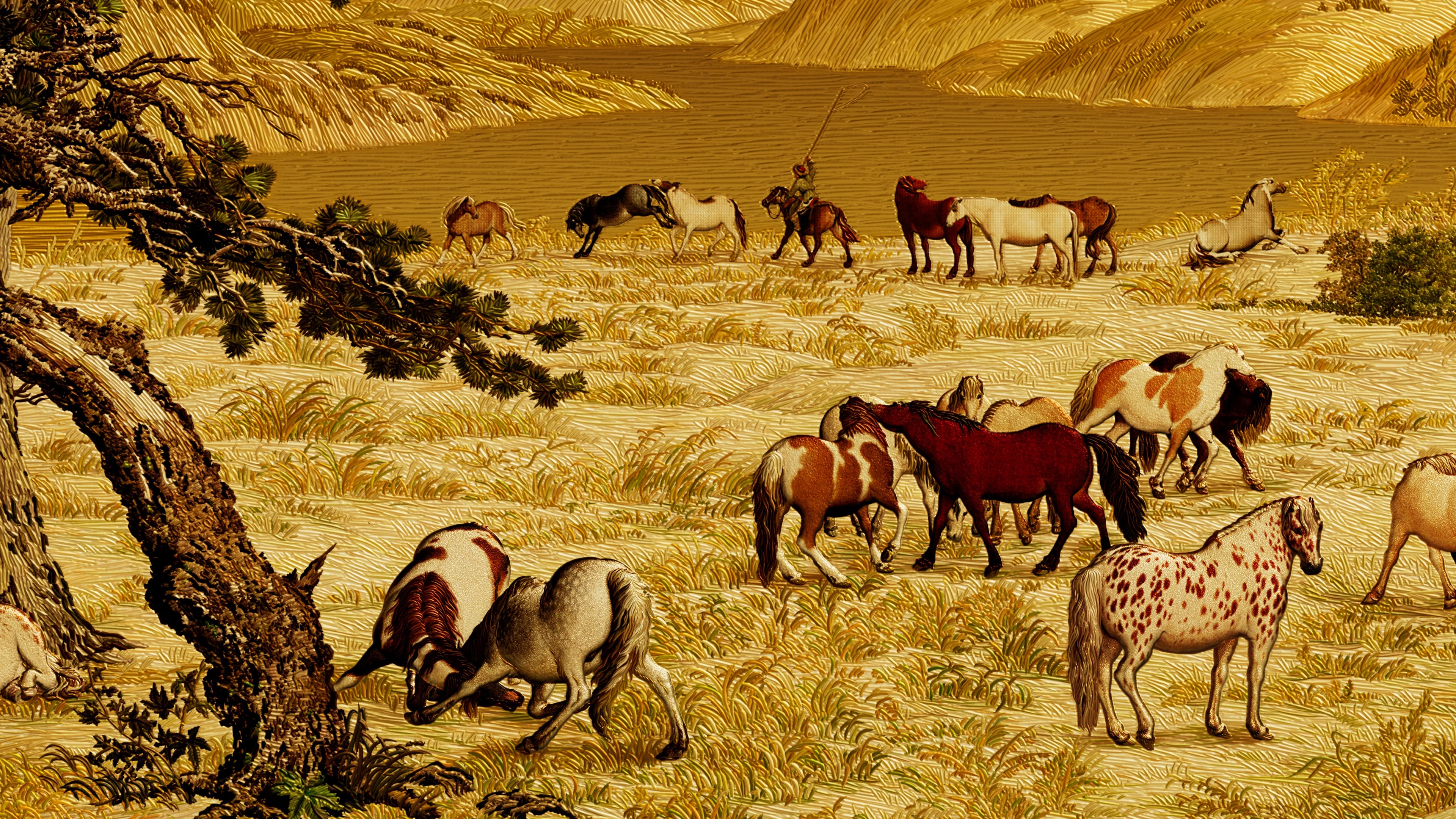 Hundred Horses — detail 1