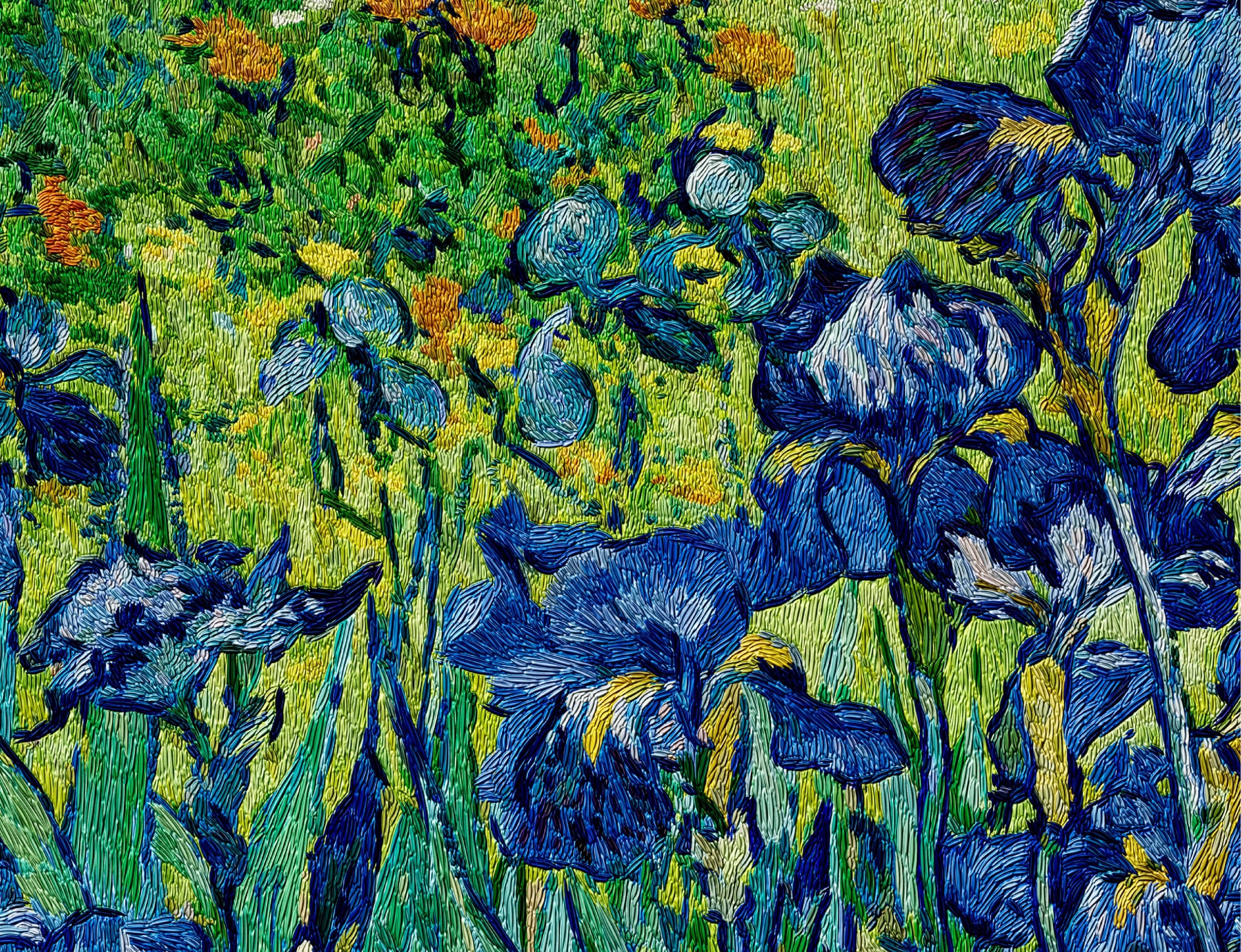 Irises — detail 1