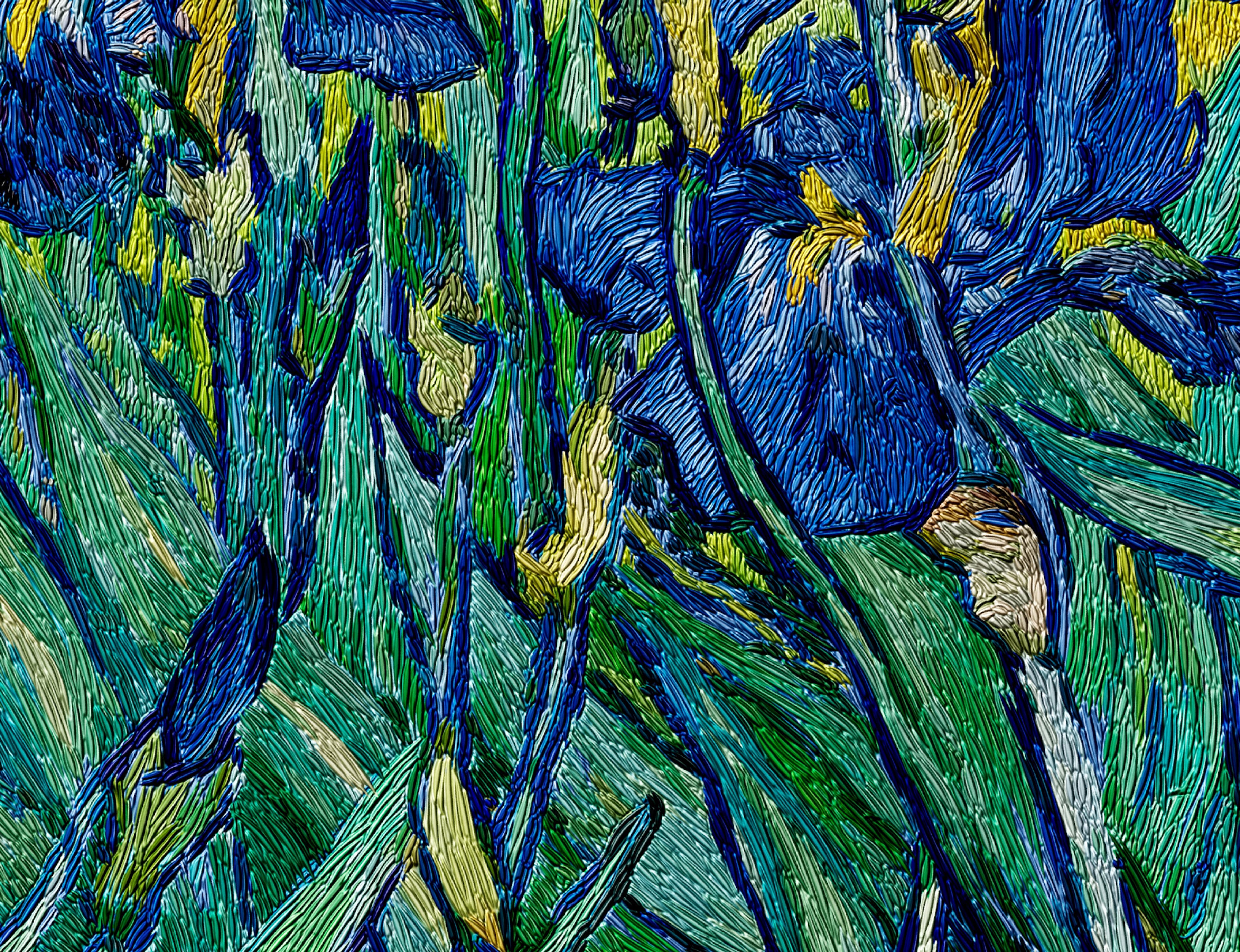 Irises — detail 2