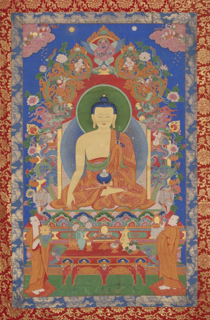 Shakyamuni Buddha Thangka · 释迦牟尼佛唐卡